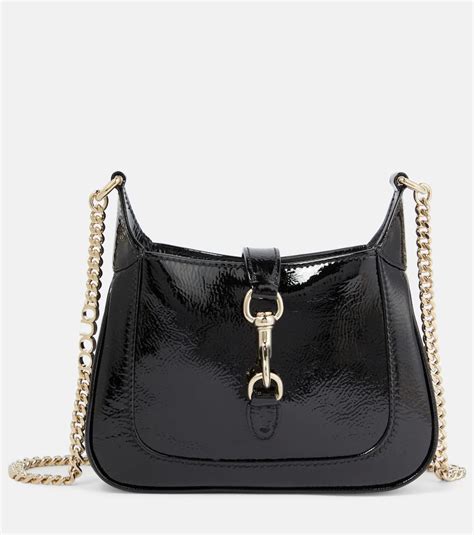 Jackie Notte Mini patent leather crossbody bag in 